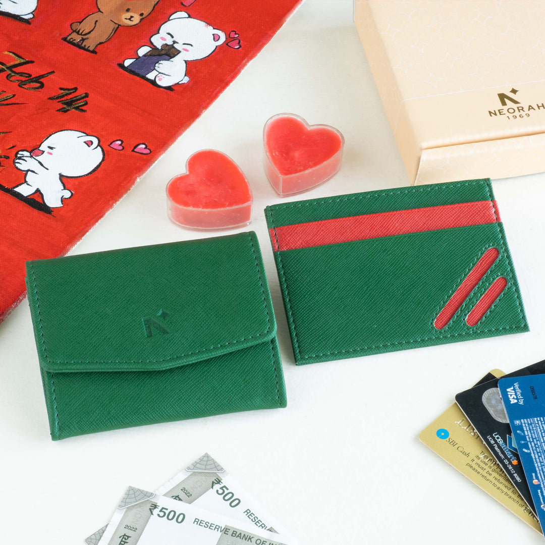 CARD WALLET AND CARD HOLDER | GIFT SET